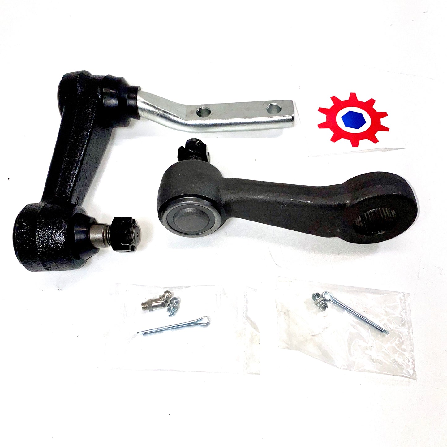 Pitman & Idler Steering Brackets; Early Model Hummer M998; 12340015 & 12340016