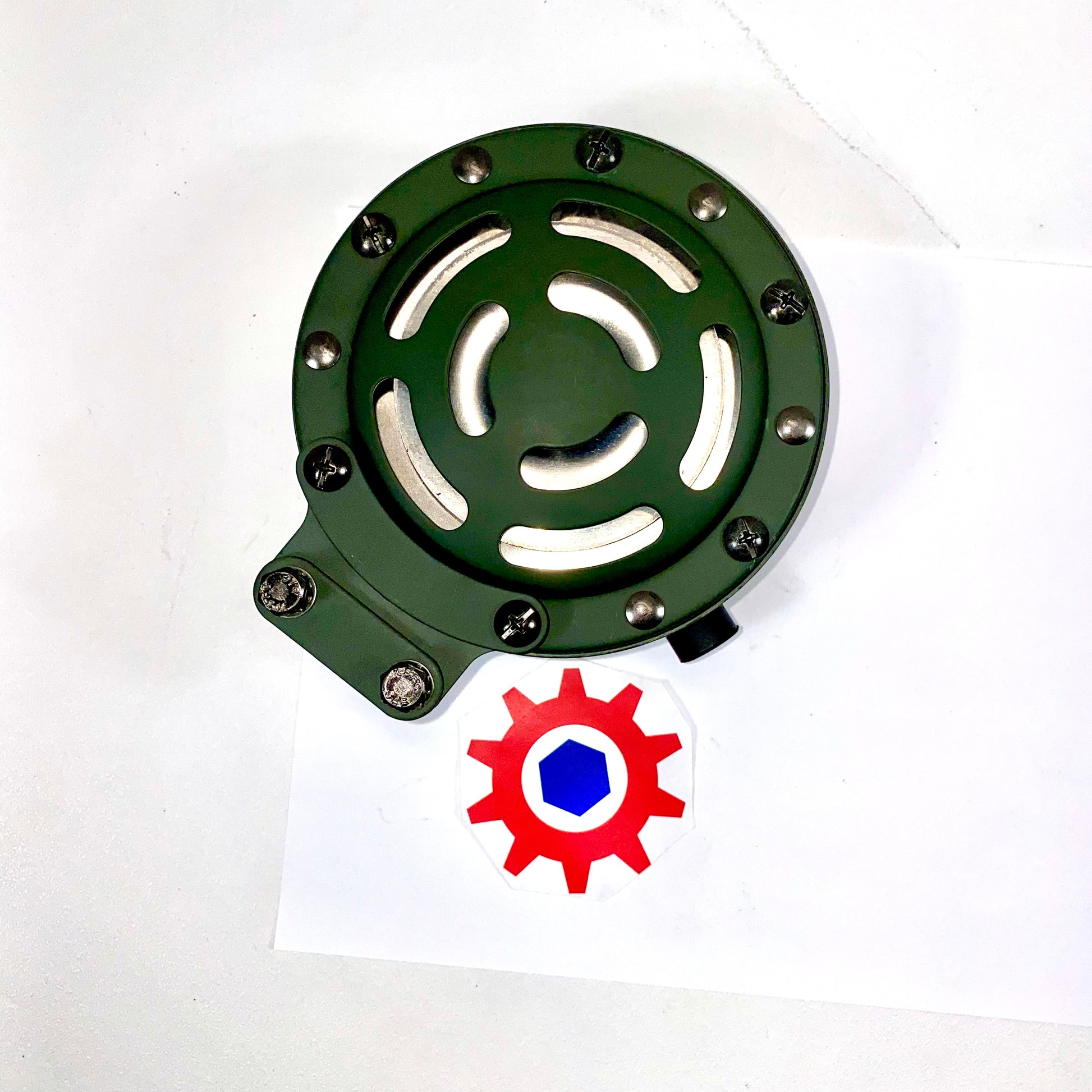 HORN w/ Green Housing 24volt ; M998 M939 ; MS51074-1 12338612 5584471 AA52525-21