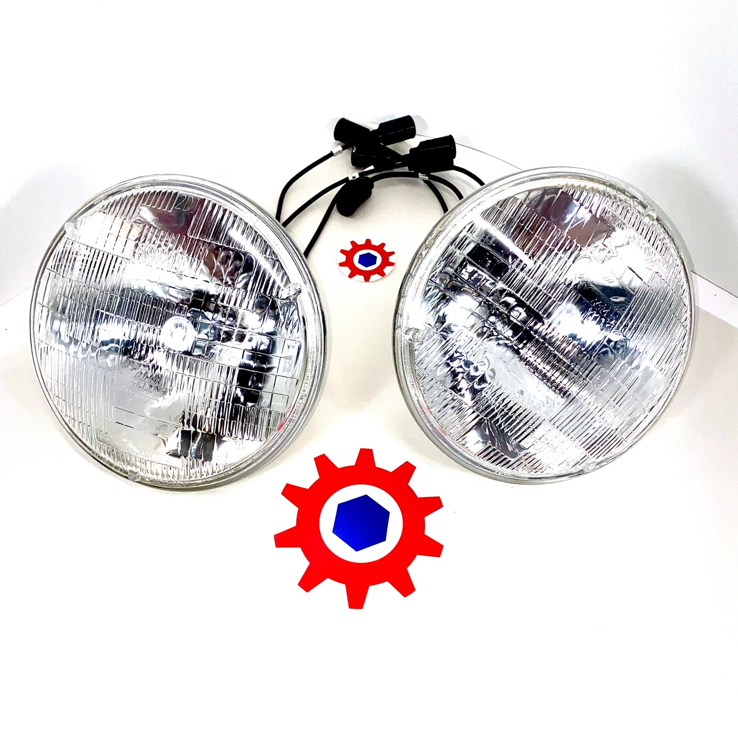 2 each- 28v 60w Headlights; 6240009663831 8741491 A-A-2044 A-A-2072 MS18008-4863