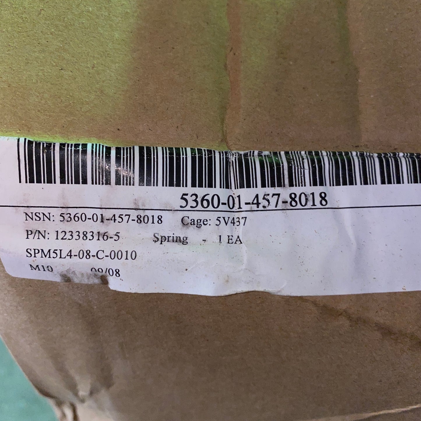SPRING , REAR HD-3000 lb.; H1 Hummer ; 12338316-5 RCSK18428-2 5360-01-457-8018