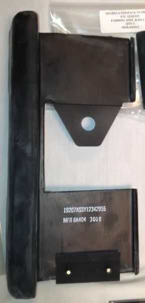 PAD , CUSHION , B PILLAR , LH ; Mil. Hummer M998 ; 12342955