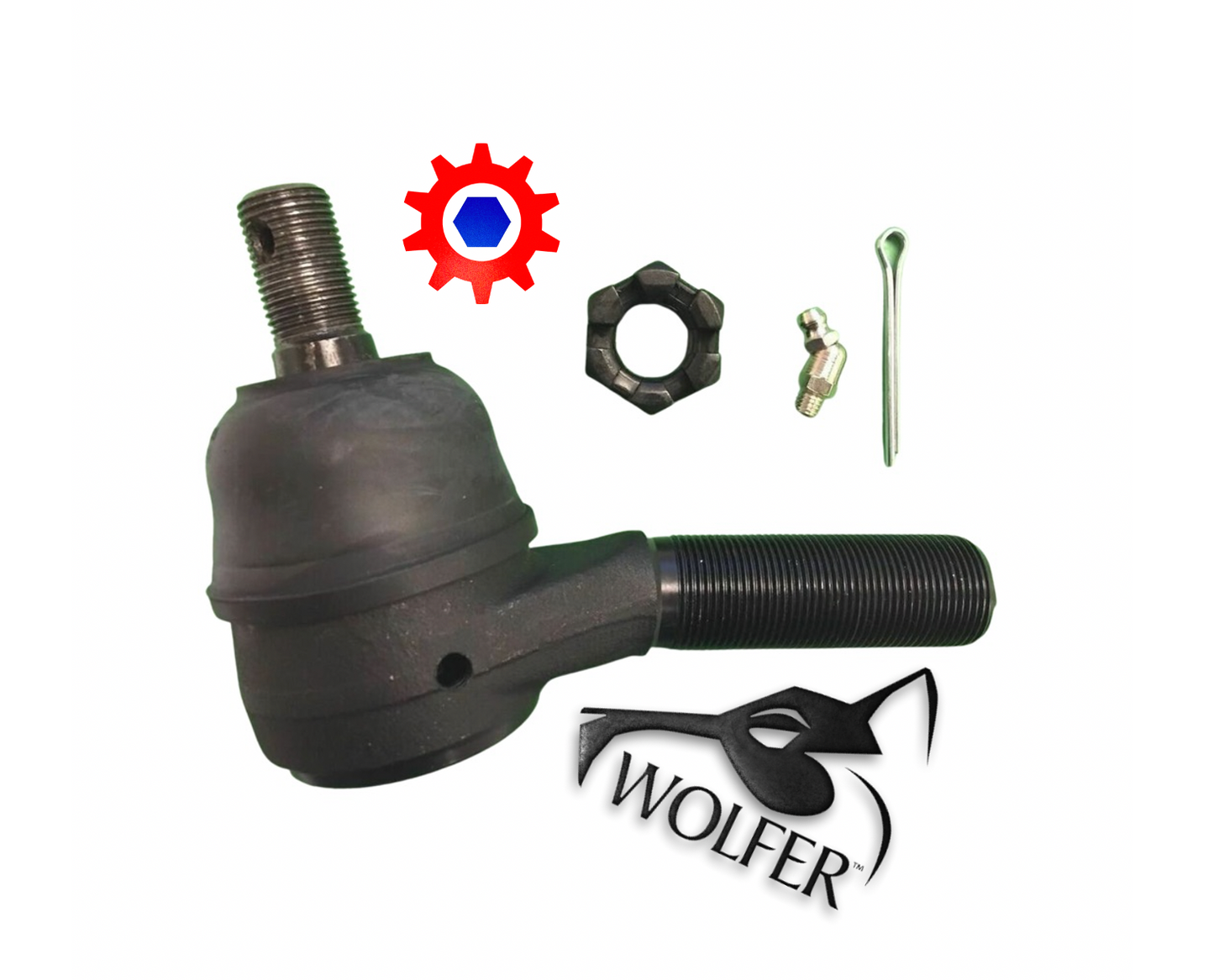 L/H TIE ROD END (Problem Solver Type) Mil. Hummer ; 6028035 12507024 6011886