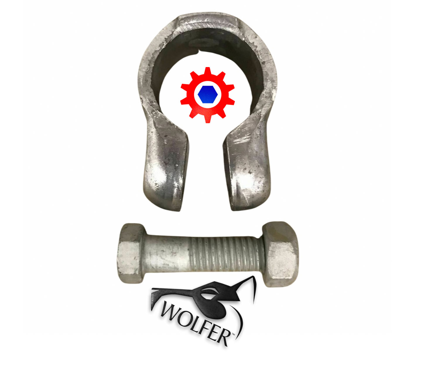 CLAMP LOOP with bolt & nut; HUMMER HUMVEE M998 ; 5740927 12339202 with hardware