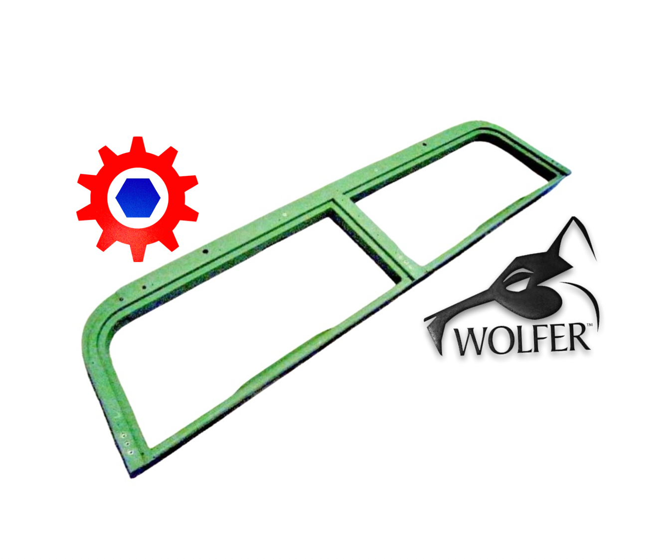 WINDSHIELD FRAME ; HUMMER HUMVEE M1123 M1097A2 ; 12446879 , 2510-01-413-3360