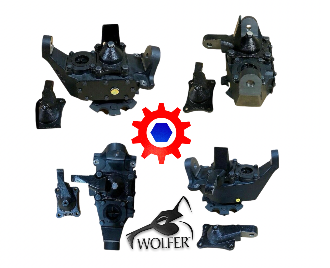 4 each -CTIS Knuckle - Geared Hub 12K;Hummer; ALL CORNERS 2530014133653 12446898-2 6009352 RCSK17068