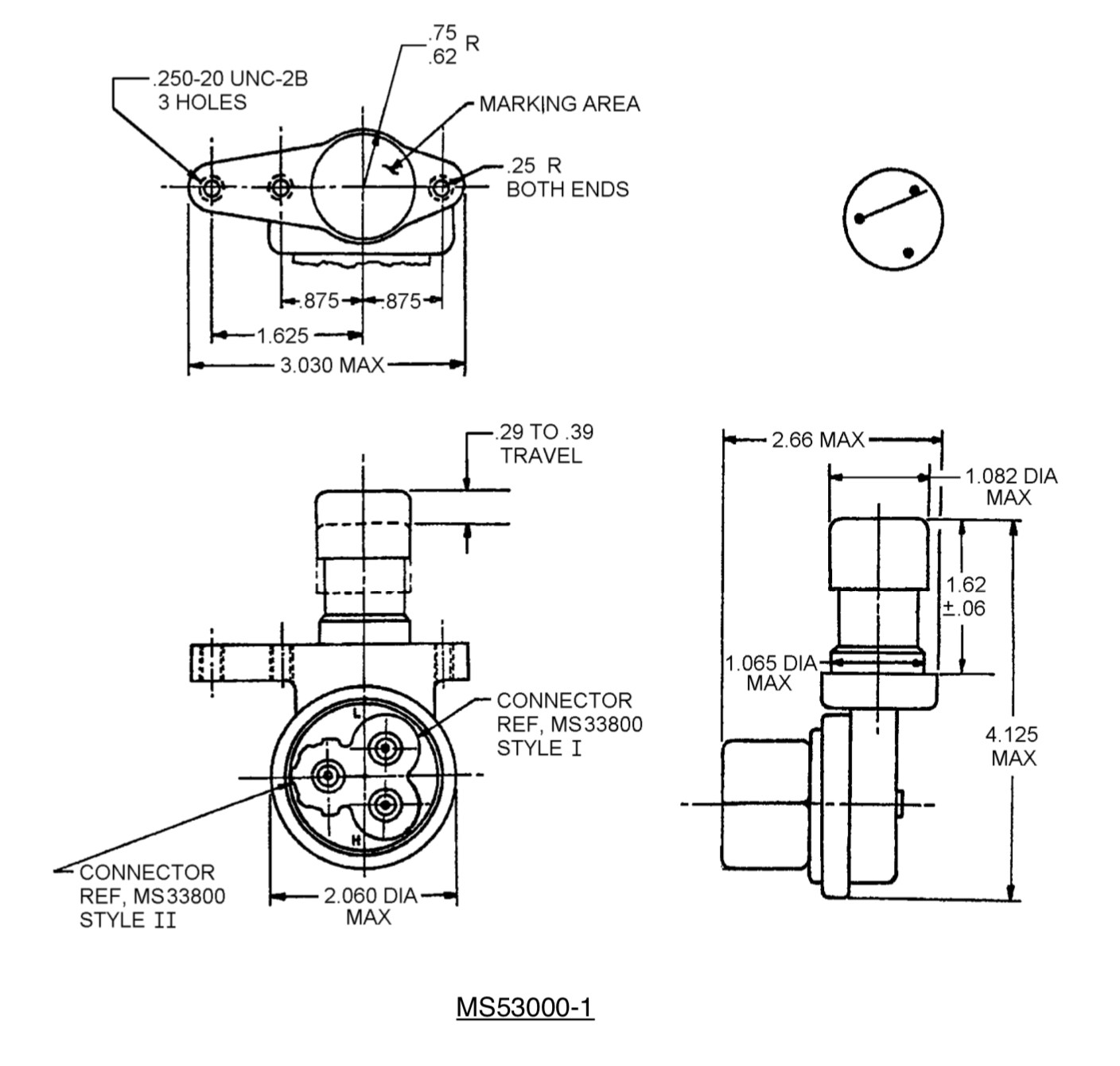 Switch , Dimmer ; Hummer M939 M35 ; 2590-00-801-2355 MS53000-1 5741201 7728788