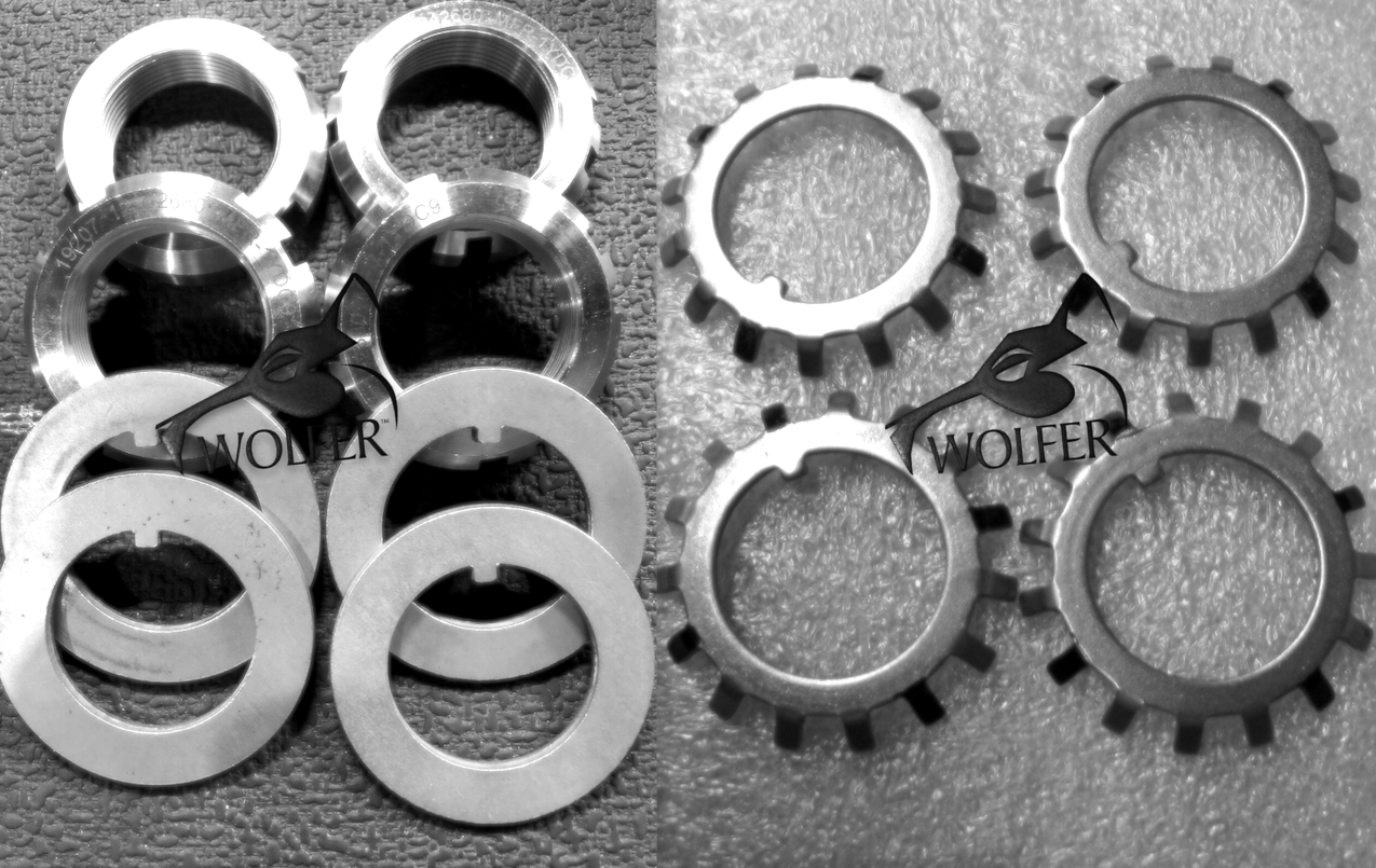 *4 Kits* Nut Locking Geared Knuckle Hubs ; Mil. Hummer ; 5745692-NLK-4
