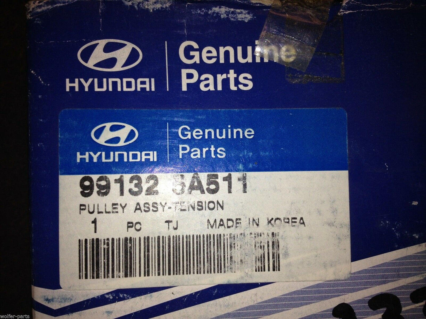 PULLEY ASSEMBLY , TENSION ; 991325A511 , 99132-5A511 ; KIA , HYUNDAI