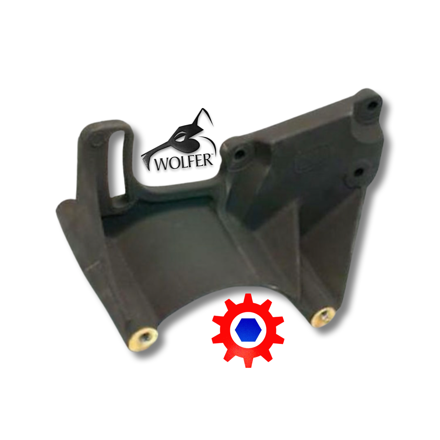 60-amp GENERATOR BRACKET ; M998 Mil. Hummer H1 ; 12338784-2 5342-01-257-7706