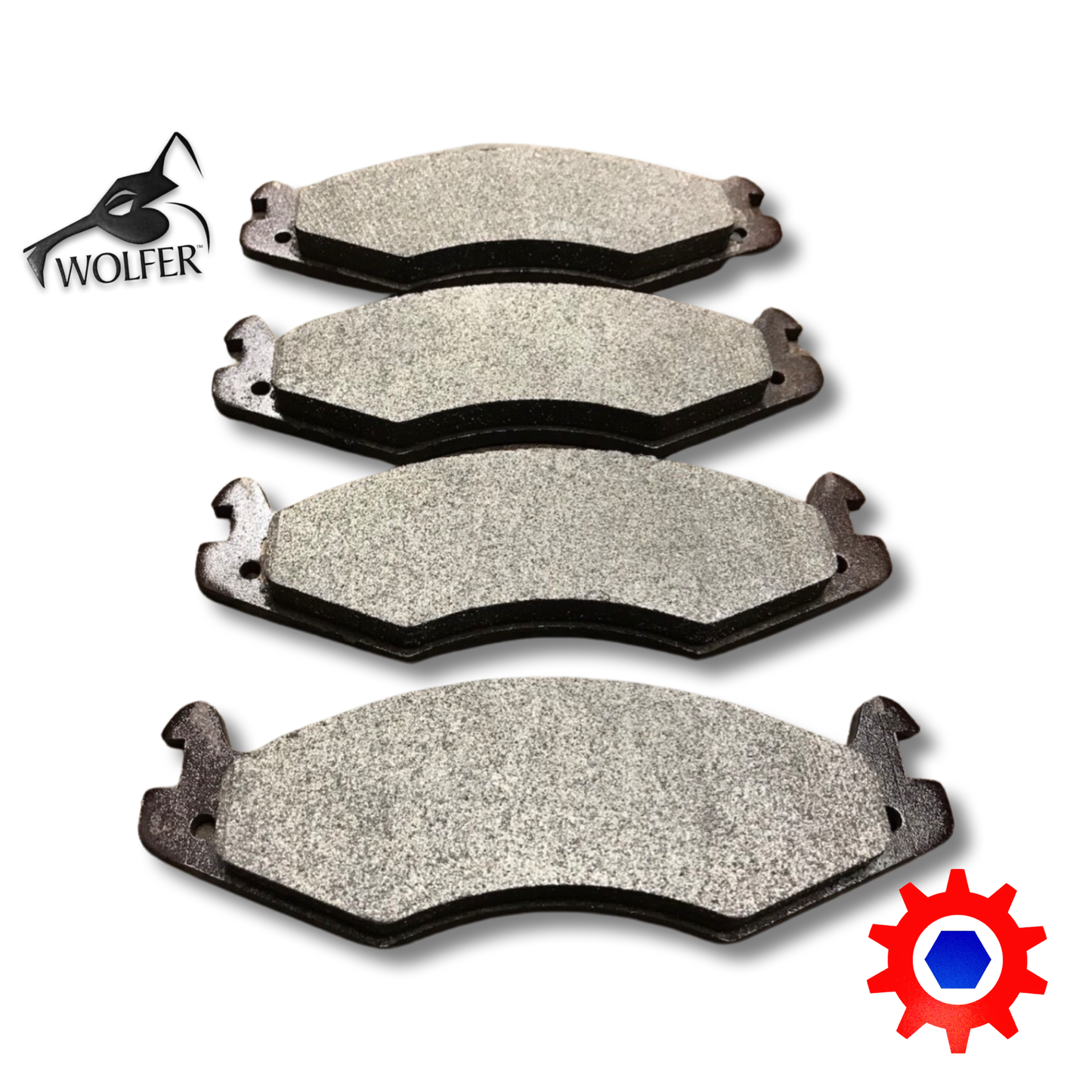 4 each Brake Pad Set, Service; M998 HUMMER ; 57K0264 2530-01-407-3977 WPD7023SM