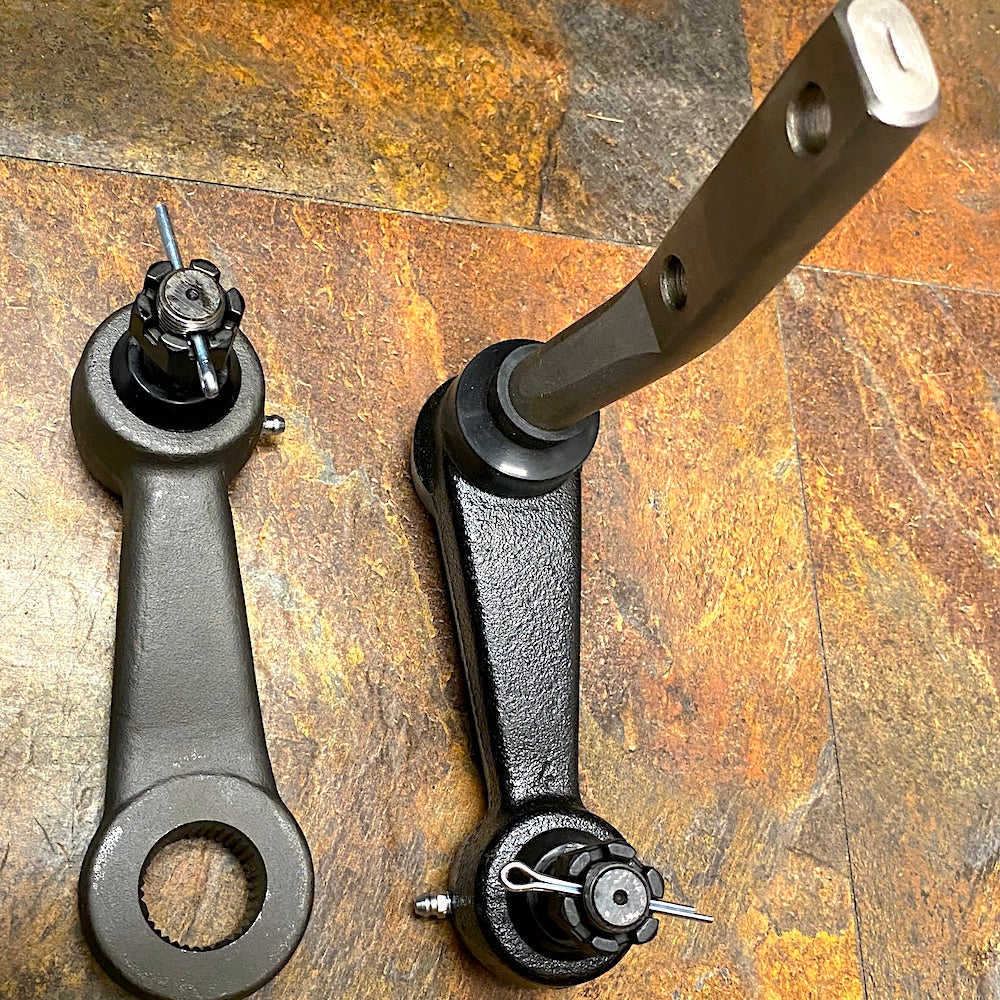 Pitman & Idler Steering Brackets; Early Model Hummer M998; 12340015 & 12340016