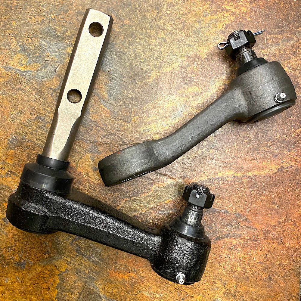Pitman & Idler Steering Brackets; Early Model Hummer M998; 12340015 & 12340016