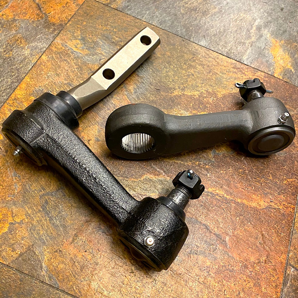 Pitman & Idler Steering Brackets; Early Model Hummer M998; 12340015 & 12340016