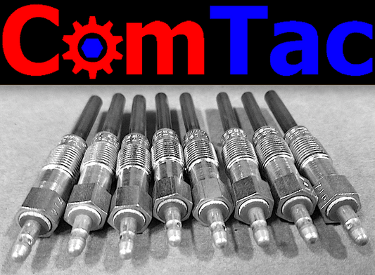 8 each Premium Dual Coil Glow Plugs; Mil. Hummer; 5614017 12338771 5584164 15G