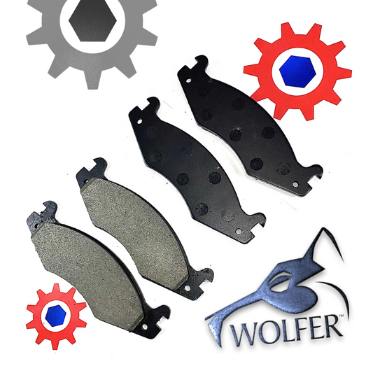 4 each - Brake Pad Set, Service; M998 Mil. Hummer ; 57K0262  2530-01-459-0367