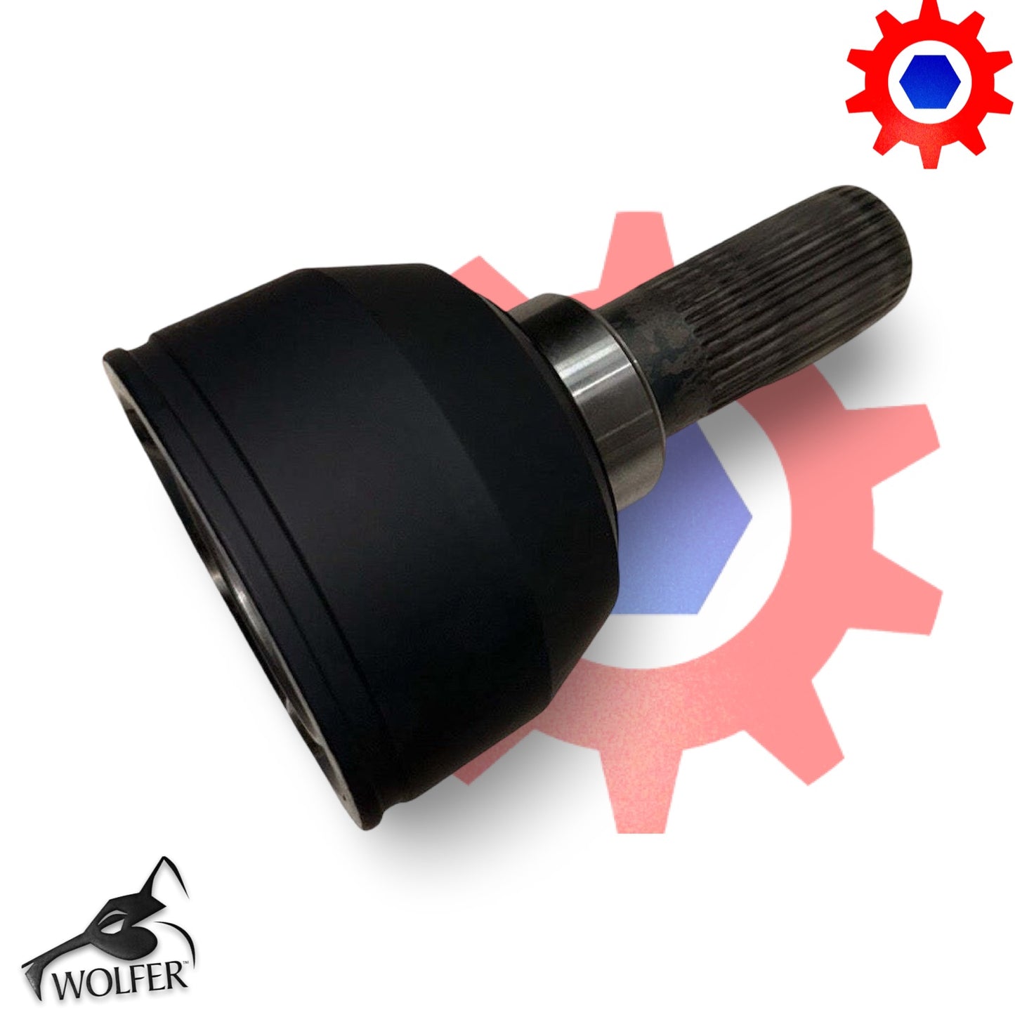 Outer Splined Head/End/Housing Asm.; 12K HALF-SHAFT ; Mil. Hummer ECV ; 2290033