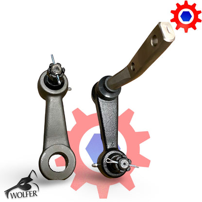 Pitman & Idler Steering Brackets; Early Model Hummer M998; 12340015 & 12340016