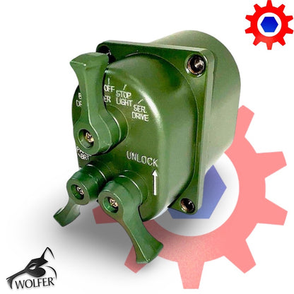 Master Light Switch (24v-Green); Common ; 7368702 MS51113-1 5930-00-307-8856