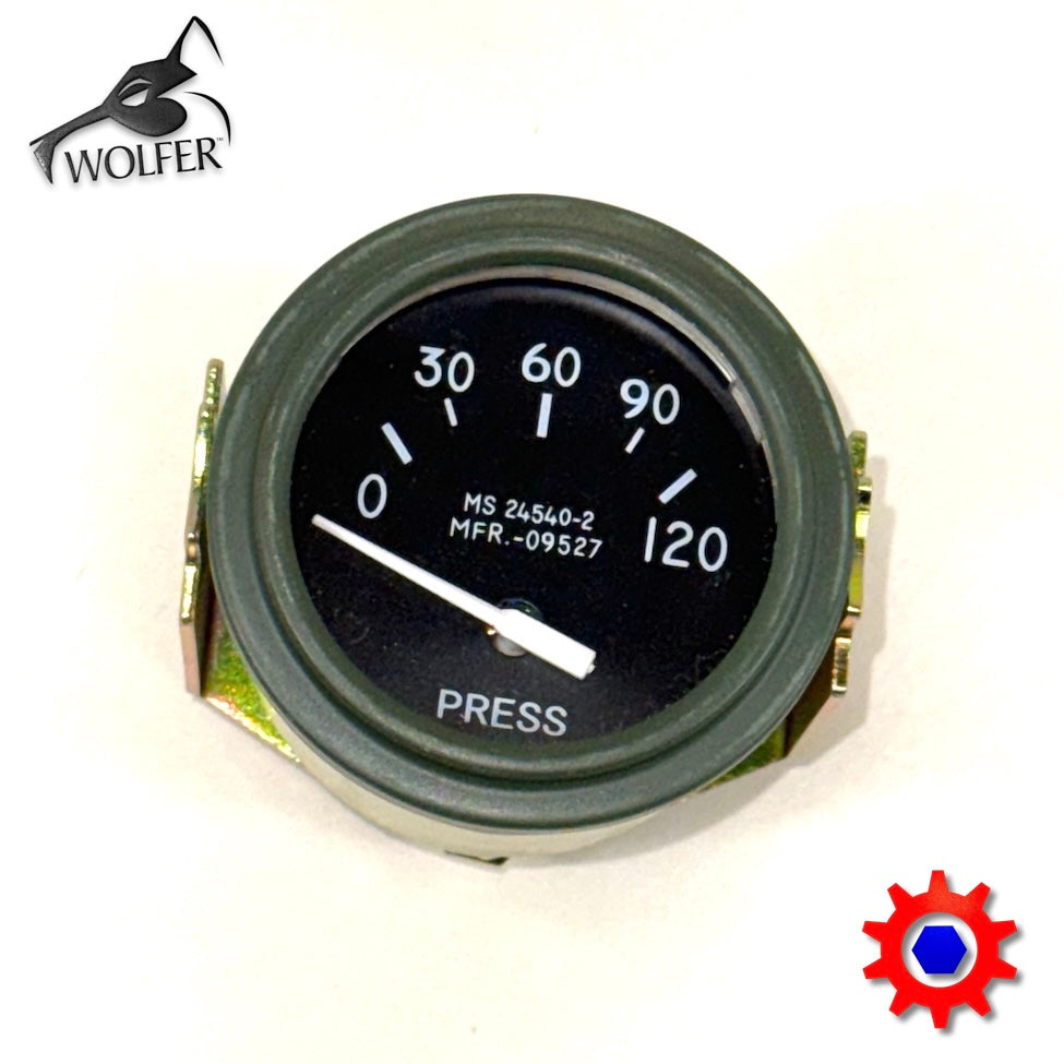 Oil Pressure Gauge / STD 0-120psi ; M939 M998 ; MS24540-2 8674895 4060-5-517C