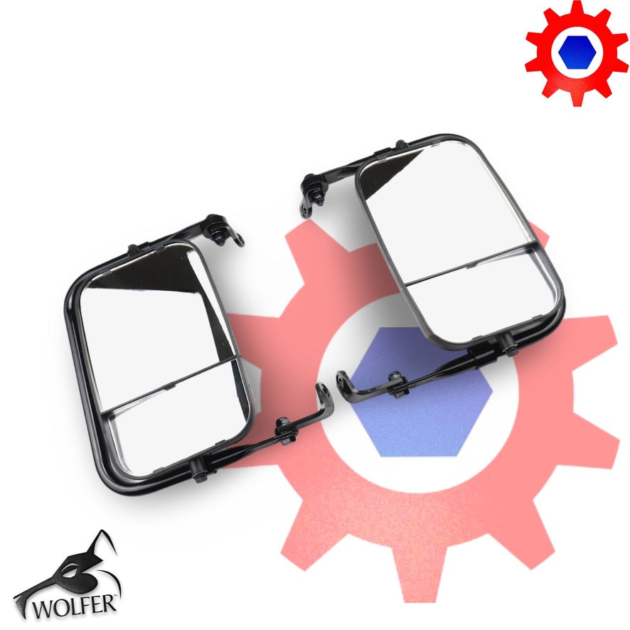 Black - MIRROR SET (2 Mirrors) 12342129 & 12342130 Humvee H1 HUMMER