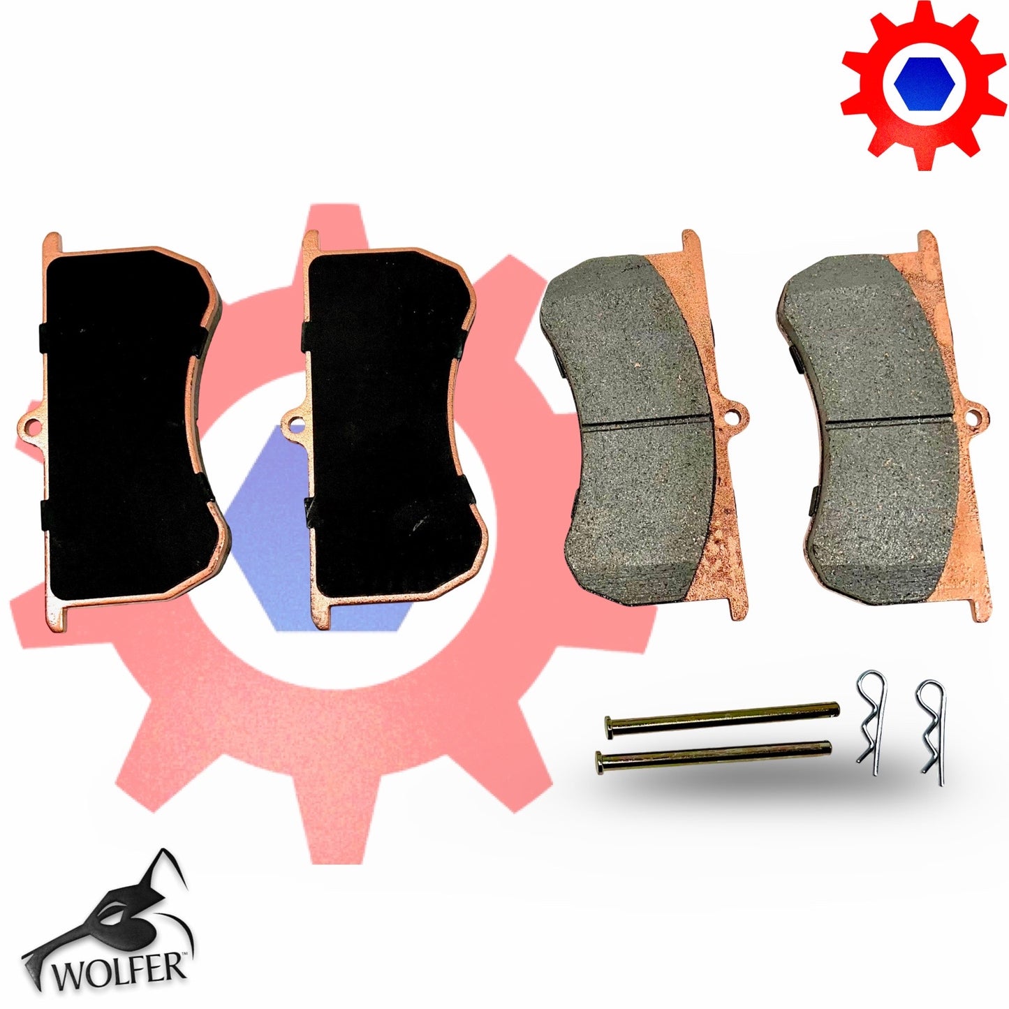Brake Pad Kit with Hardware; ECV HUMMER ; Z-150-10479-PS  57K6207  5717285-SP