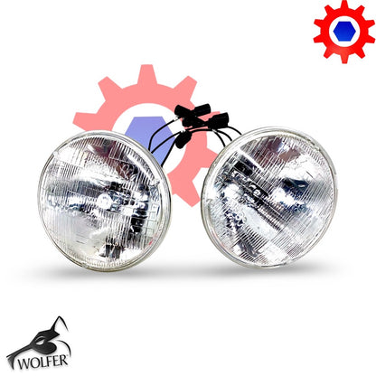 2 each- 28v 60w Headlights; 6240009663831 8741491 A-A-2044 A-A-2072 MS18008-4863