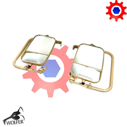 Tan - MIRROR SET (2 Mirrors) 12342129 & 12342130 Humvee H1 HUMMER