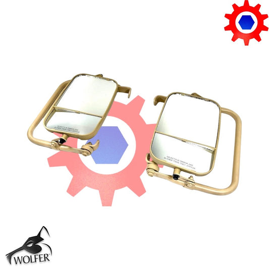 Tan - MIRROR SET (2 Mirrors) 12342129 & 12342130 Humvee H1 HUMMER