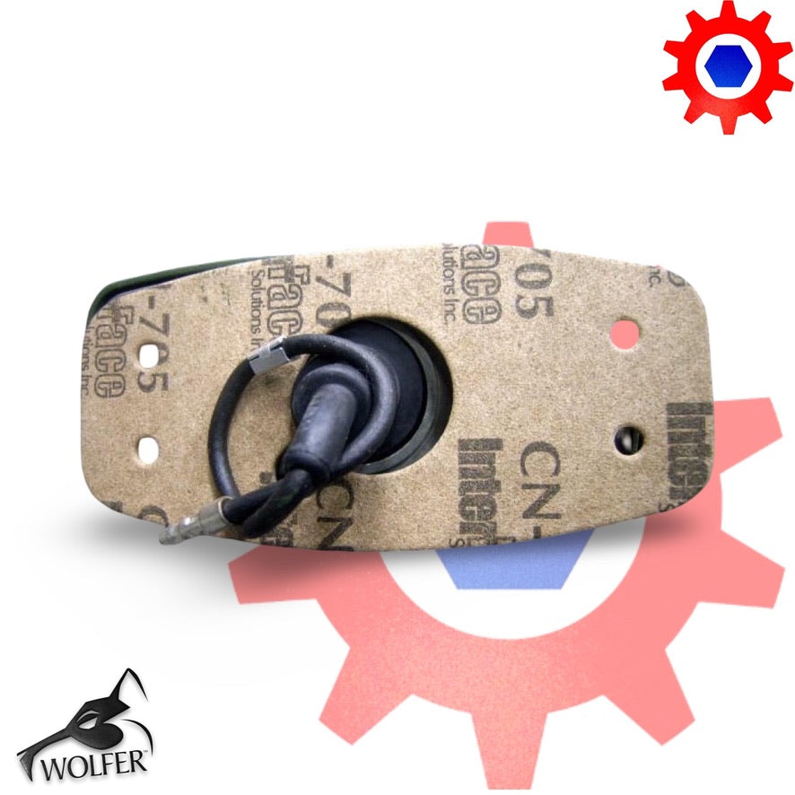 LED-24V , Side Marker Light, 383 Green Housing, Red Lens; Ref#: 12446845-2