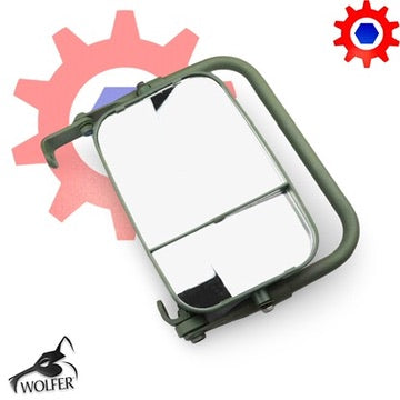 Green - Dual RH Mirror Asm. ; Hummer ; 2540013149379 12342130 Passenger Side