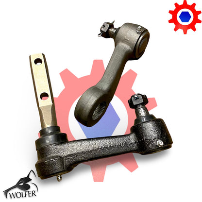 Pitman & Idler Steering Brackets; Early Model Hummer M998; 12340015 & 12340016