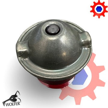 RED LENS w/hole thru GREEN CAP for INDICATOR LIGHT ; 7358622 6210-00-299-5564