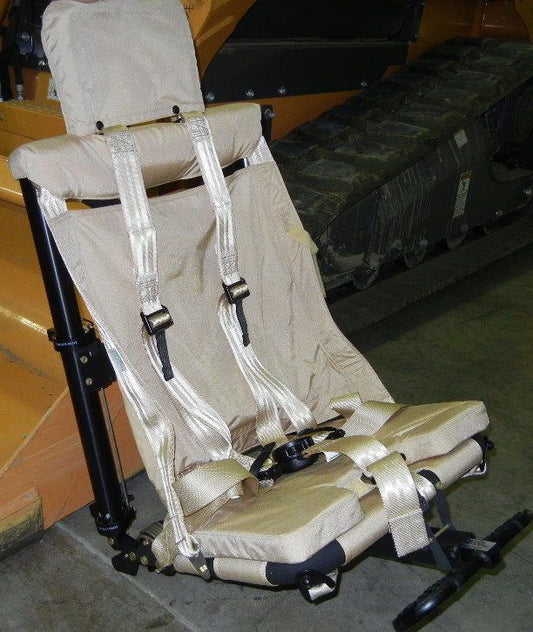 Troopseat, Rear Utility w/ footrest 2540-01-579-6132 MRAP MRP11063-002