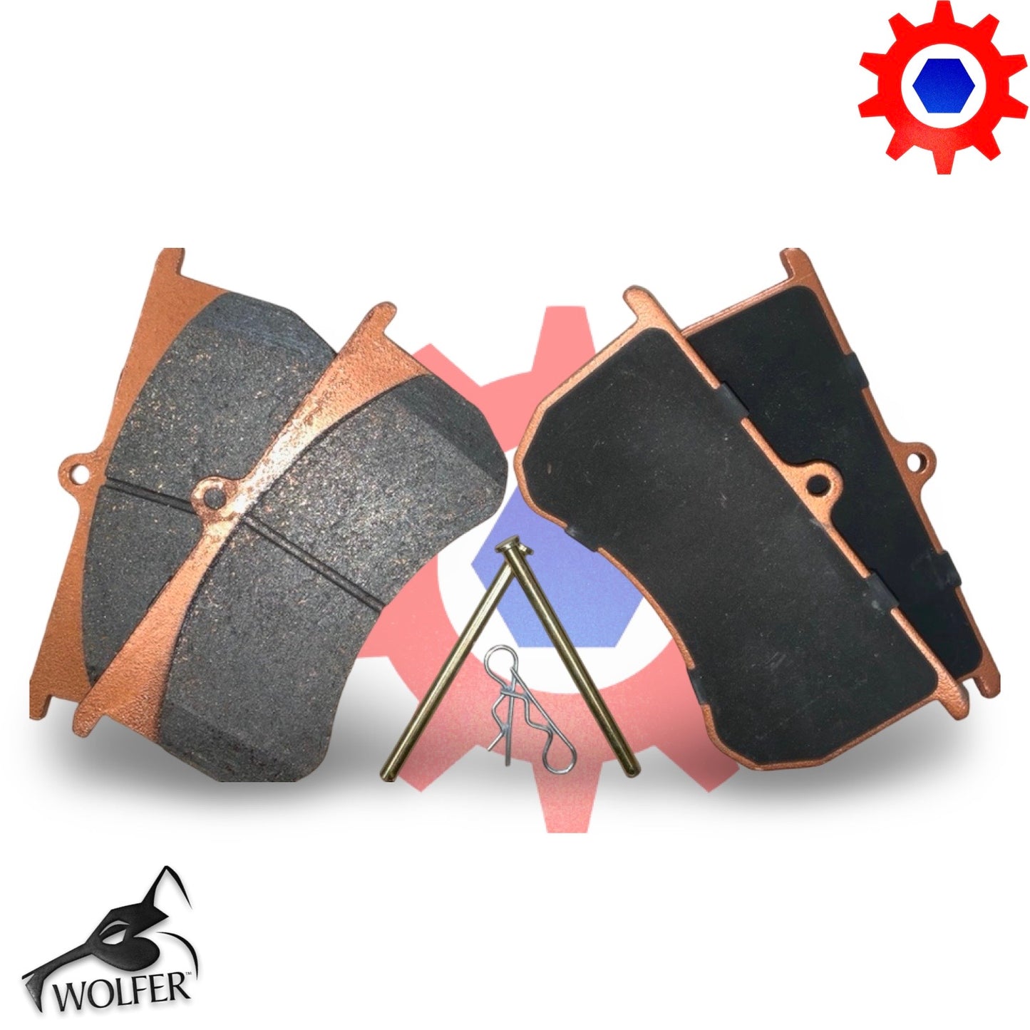 Brake Pad Kit with Hardware; ECV HUMMER ; Z-150-10479-PS  57K6207  5717285-SP