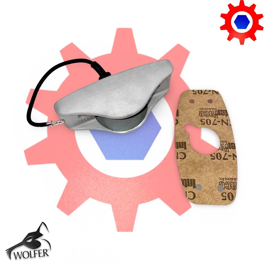Side Clearance Light , WHITE Housing , Red Lens , LED-24V ; MS35423-2 w/LED