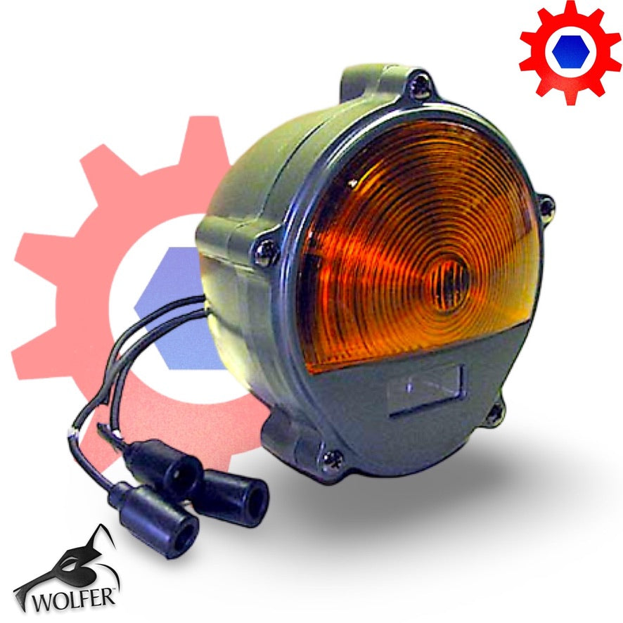 Parking Light , (383 Green Housing-Amber Lens) 24V 11614156 6220-00-880-1624