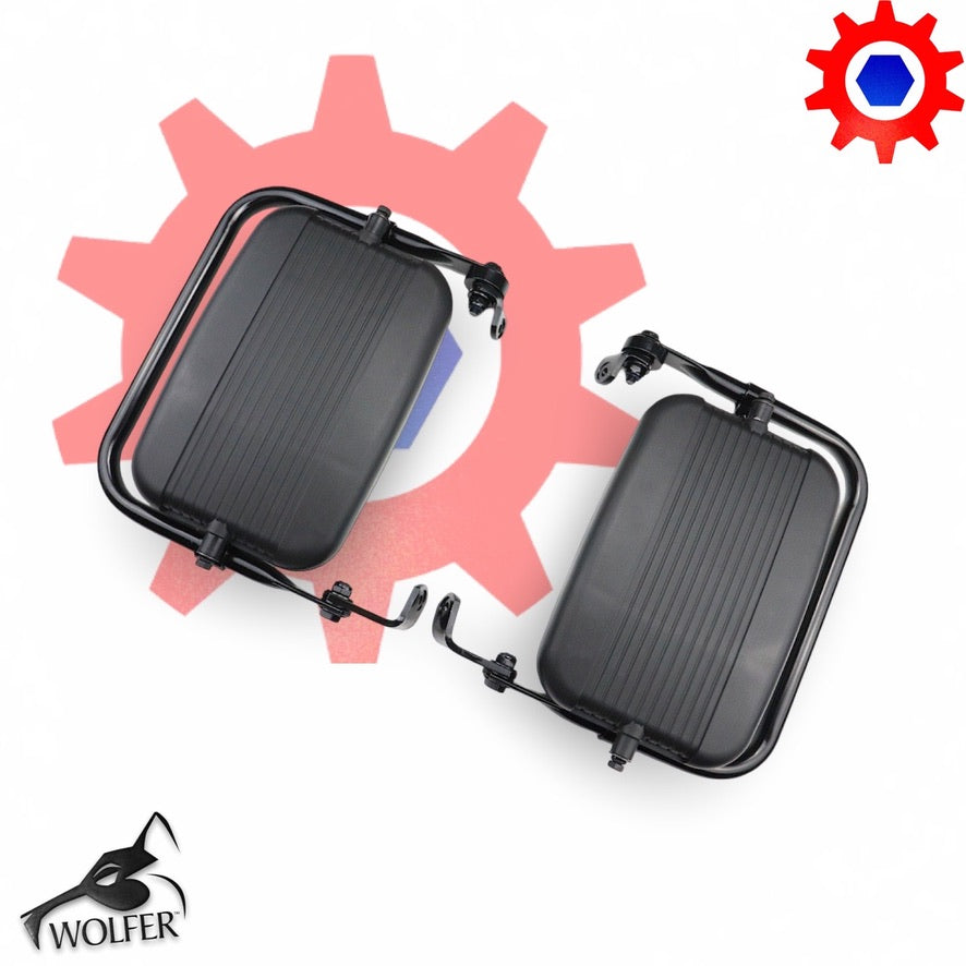 Black - MIRROR SET (2 Mirrors) 12342129 & 12342130 Humvee H1 HUMMER