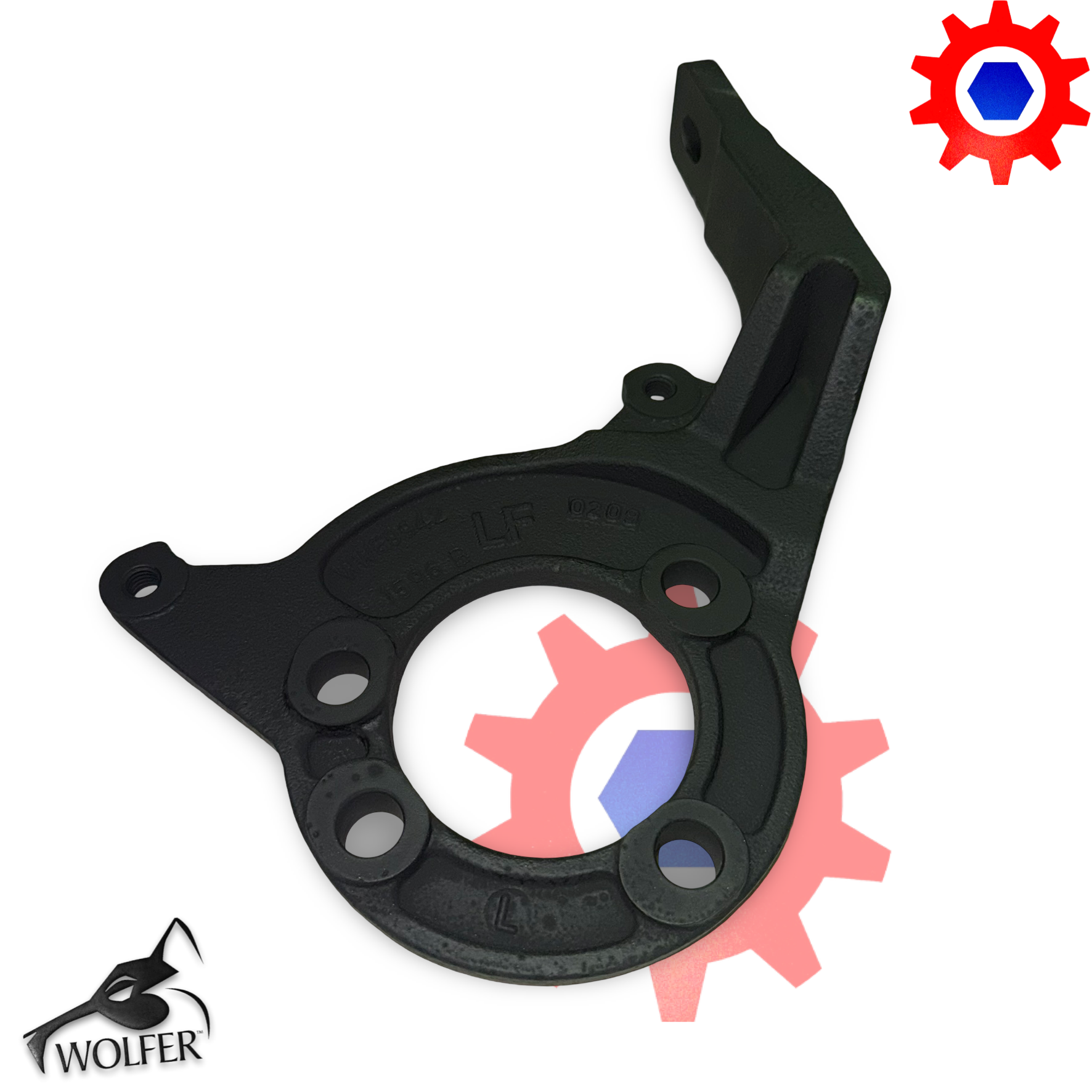 BRACKET, Brake Caliper ECV (LH-Front){SN300K+} 2530-01-567-0607 6034357 Z-250-9942