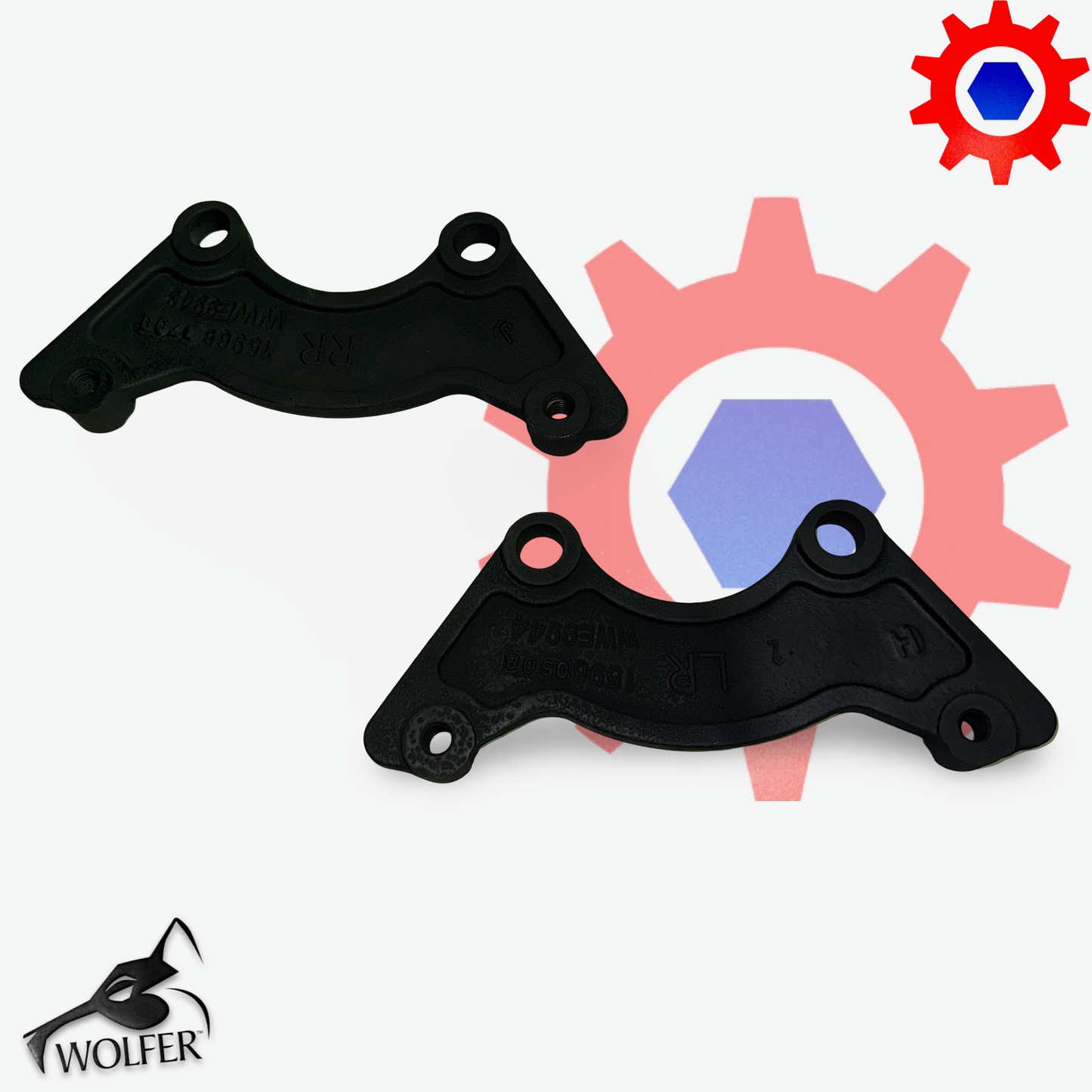 BRACKETS, Brake Caliper ECV (LH & RH-REAR){SN300K+} Z-250-99433 6034361 Z-250-9944 6034360