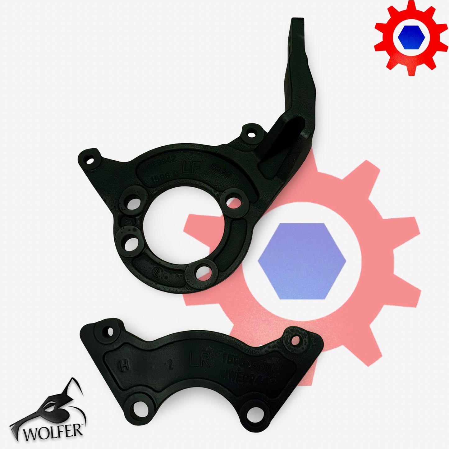 BRACKETS, Brake Caliper ECV (LH -Front & Rear){SN300K+} 6034357 Z-250-9942 Z-250-9944 6034360