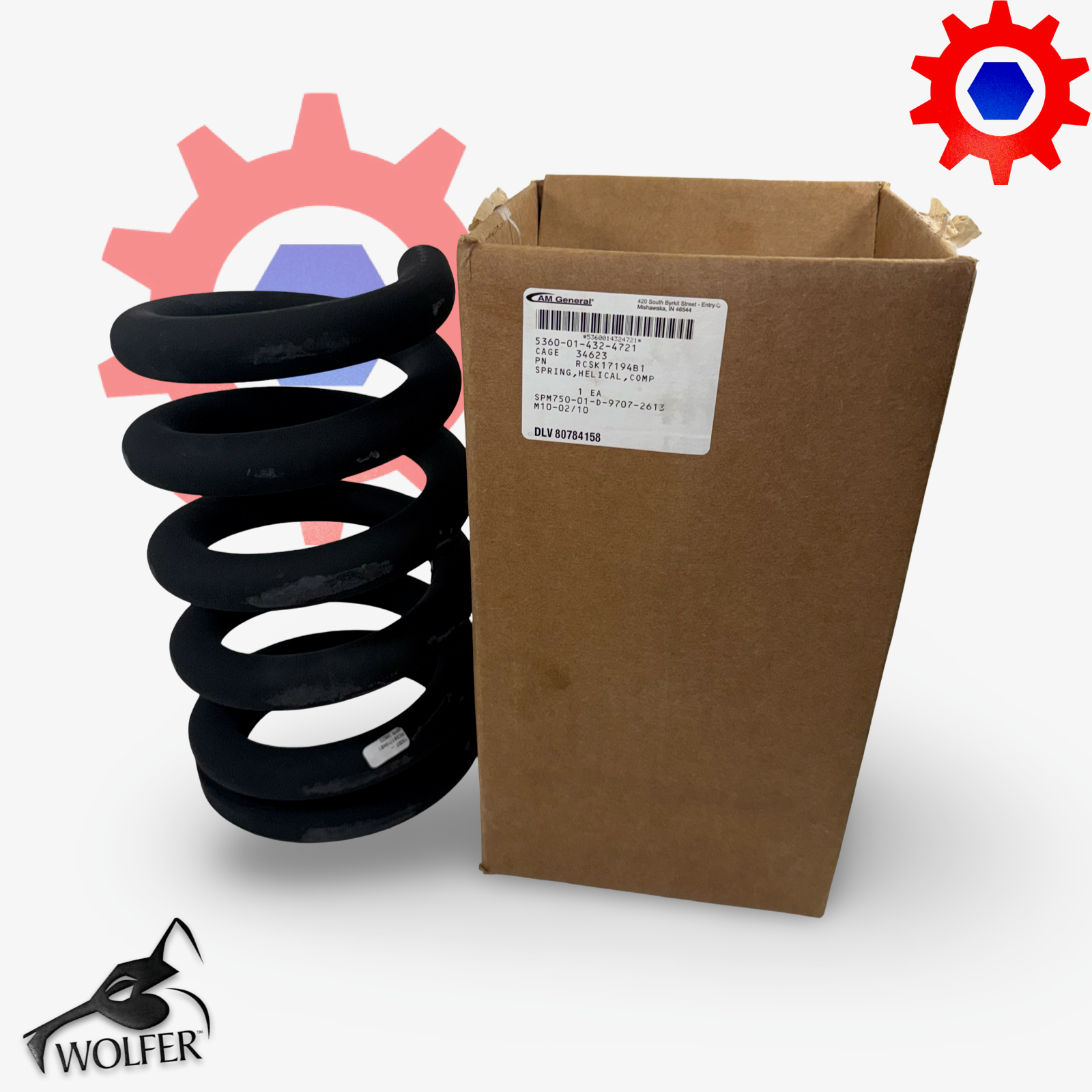 SPRING, HELICAL 5360-01-432-4721 RCSK17194B1 (3000LB)