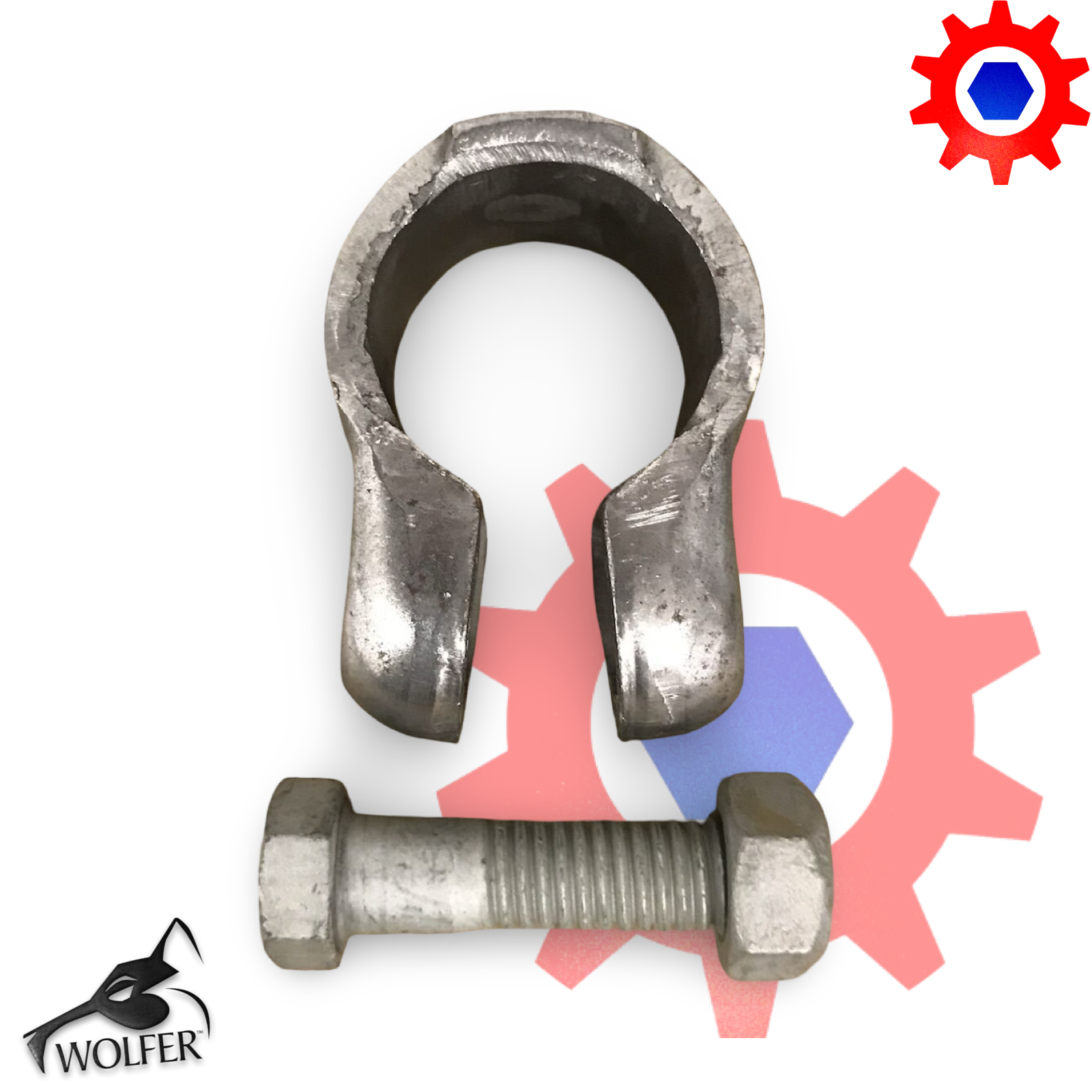 CLAMP LOOP with bolt & nut; MIL. HUMMER M998 ; 5740927 12339202 with hardware