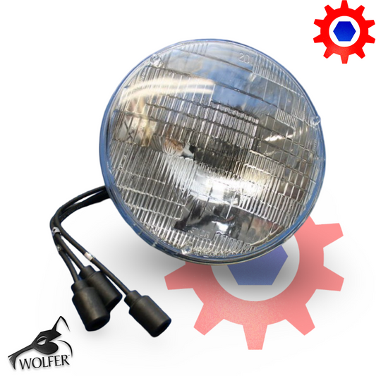 Headlight - 24 volt system; 8741491 MS18008-4863 6240-00-966-3831 ; HUMMER JEEP