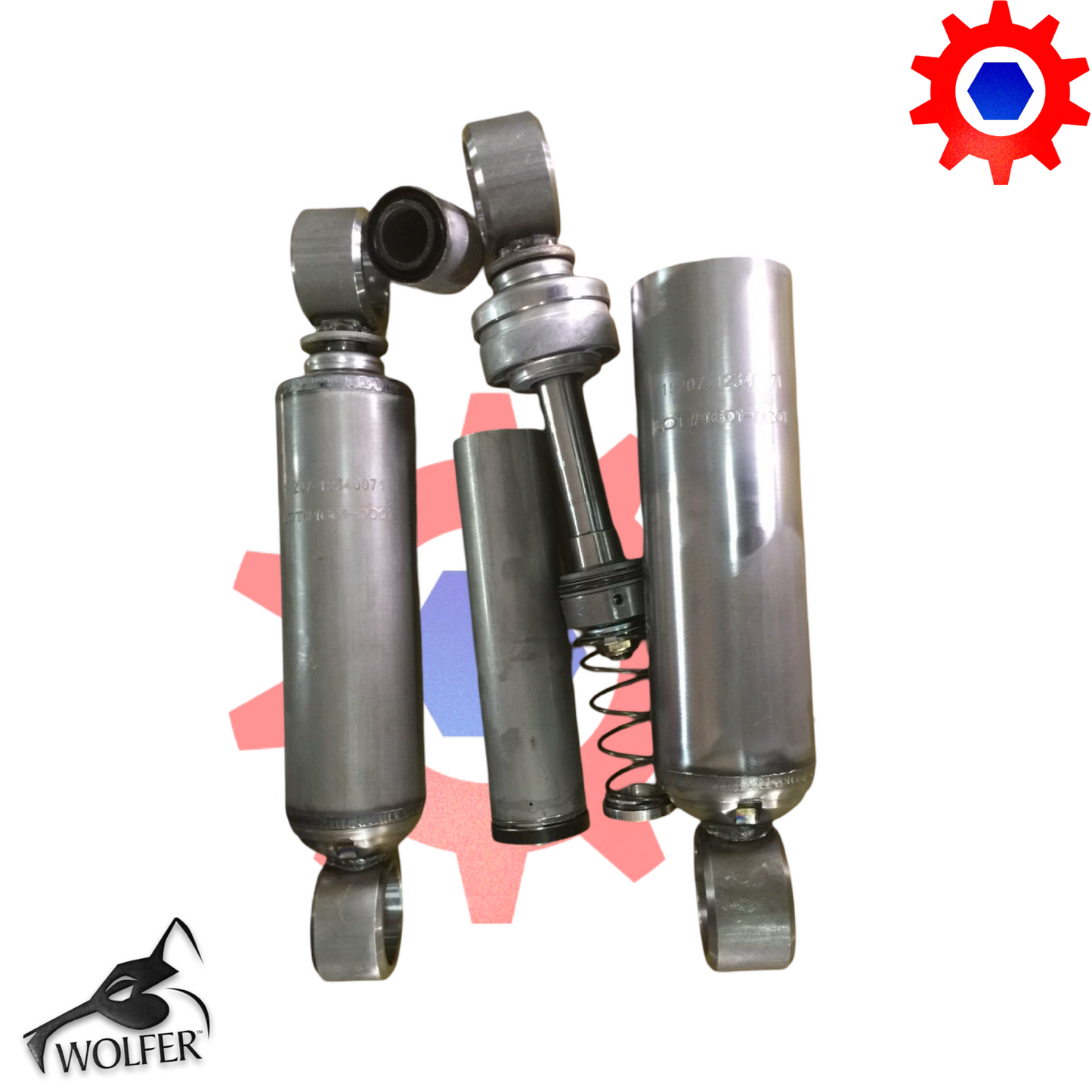 Full Set (4 each) 10K Shocks (2-FRONT+2-REAR) H1  Mil. Hummer ; 12340071 & 72