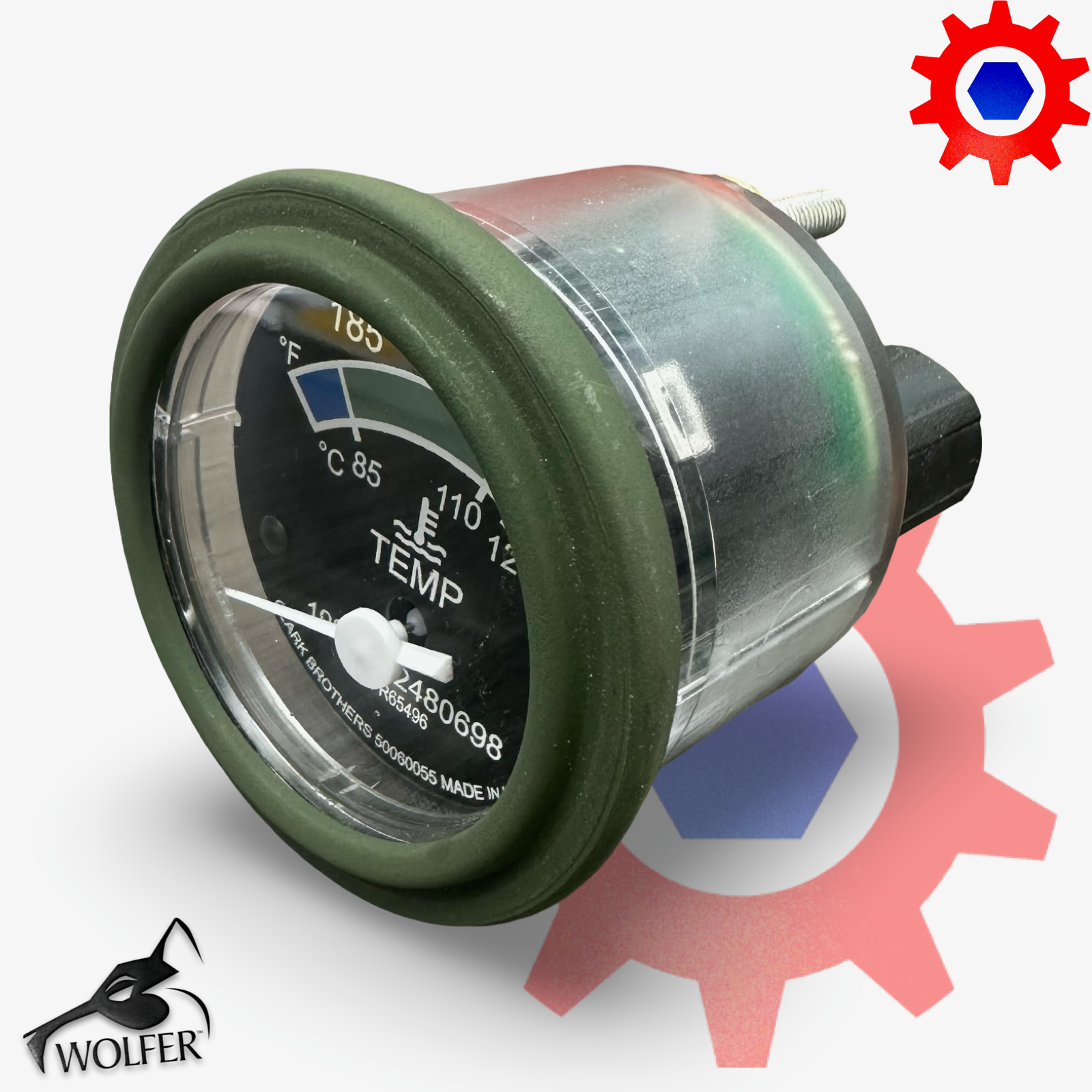 Gauge, H2O Temp(Std/Metric)[over-heat LED24v]; M35 M809 M939 ; 6685-00-936-2139 MS24543-2 - OEM CLARKS BROTHERS