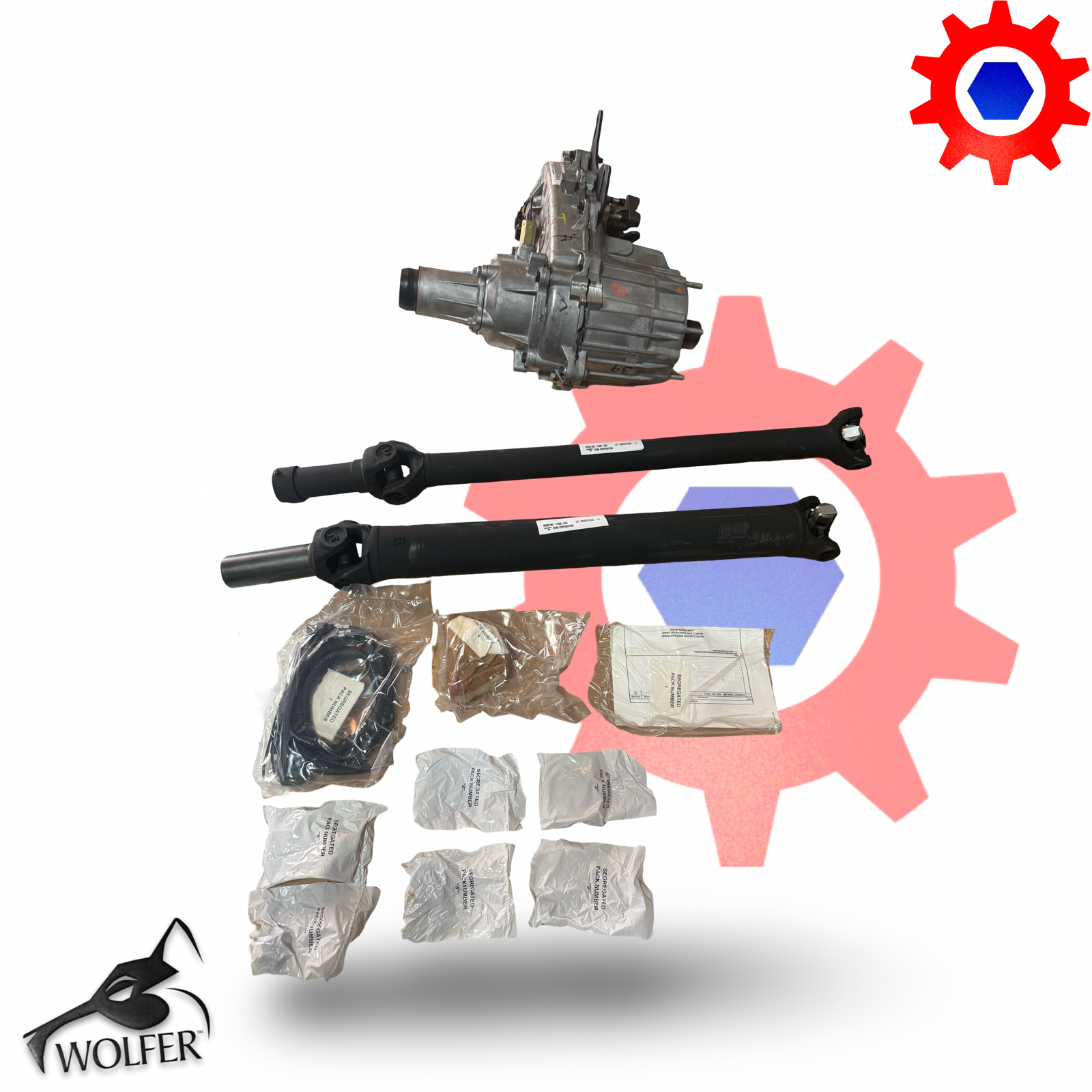 TRANSFER CASE 242 Update Kit ; 2520-01-434-0822 57k3498 Mil. Hummer EC12447125 6005789-A 21908 2520014092512