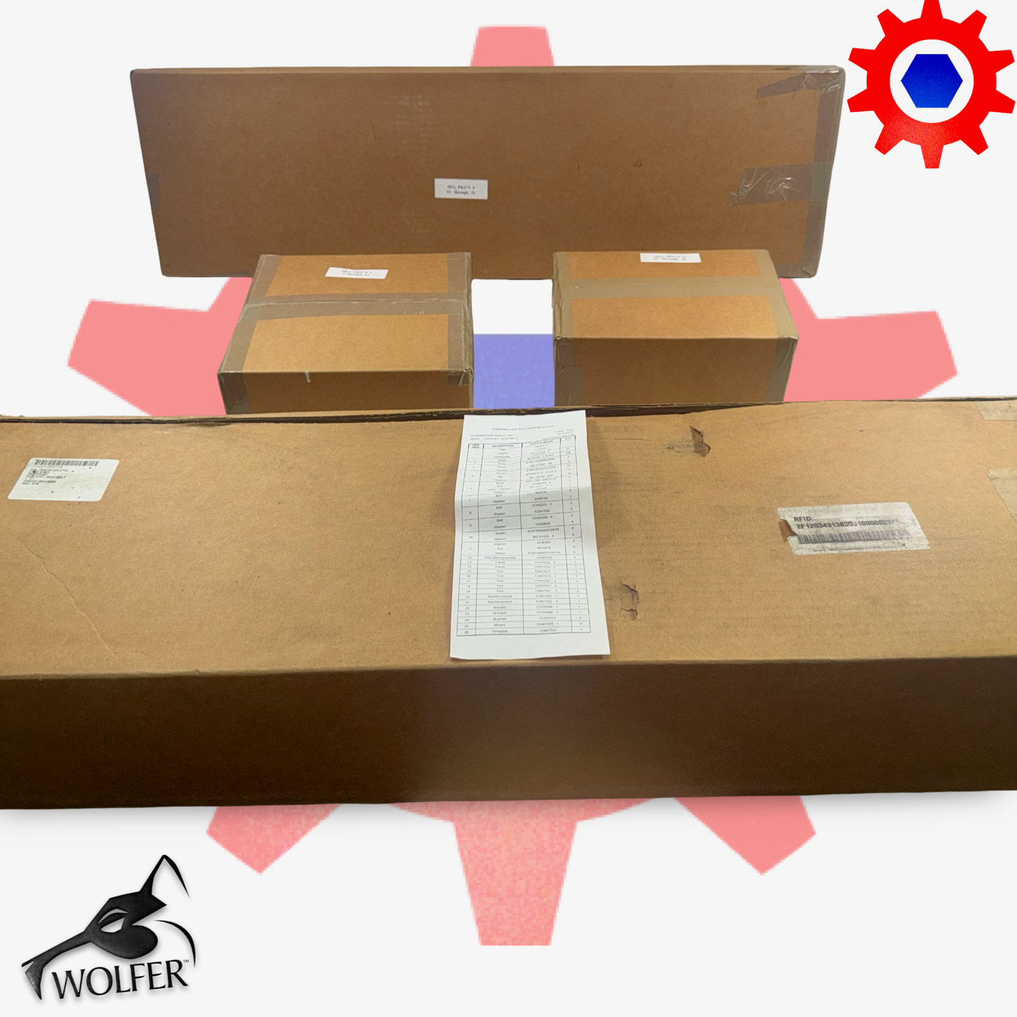 Mil. Hummer M998 - 3 POINT SEAT PARTS KIT ; 2540-01-455-2739 57K0287
