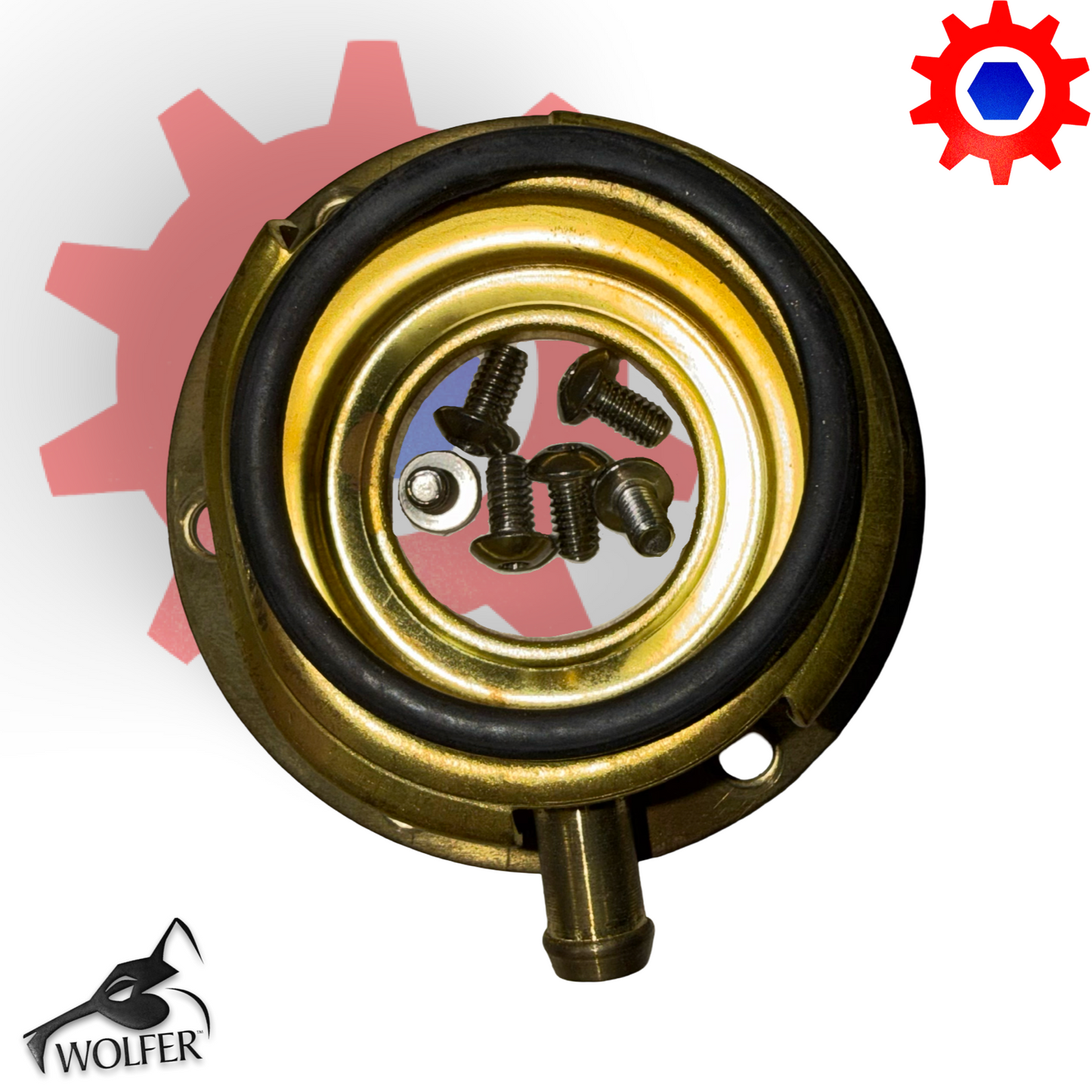 BRASS NECK FOR TANK , RADIATOR , OVERFLOW ; BN1-OR1-HW6USA Humvee ; 12340061 2930012565350 5596079