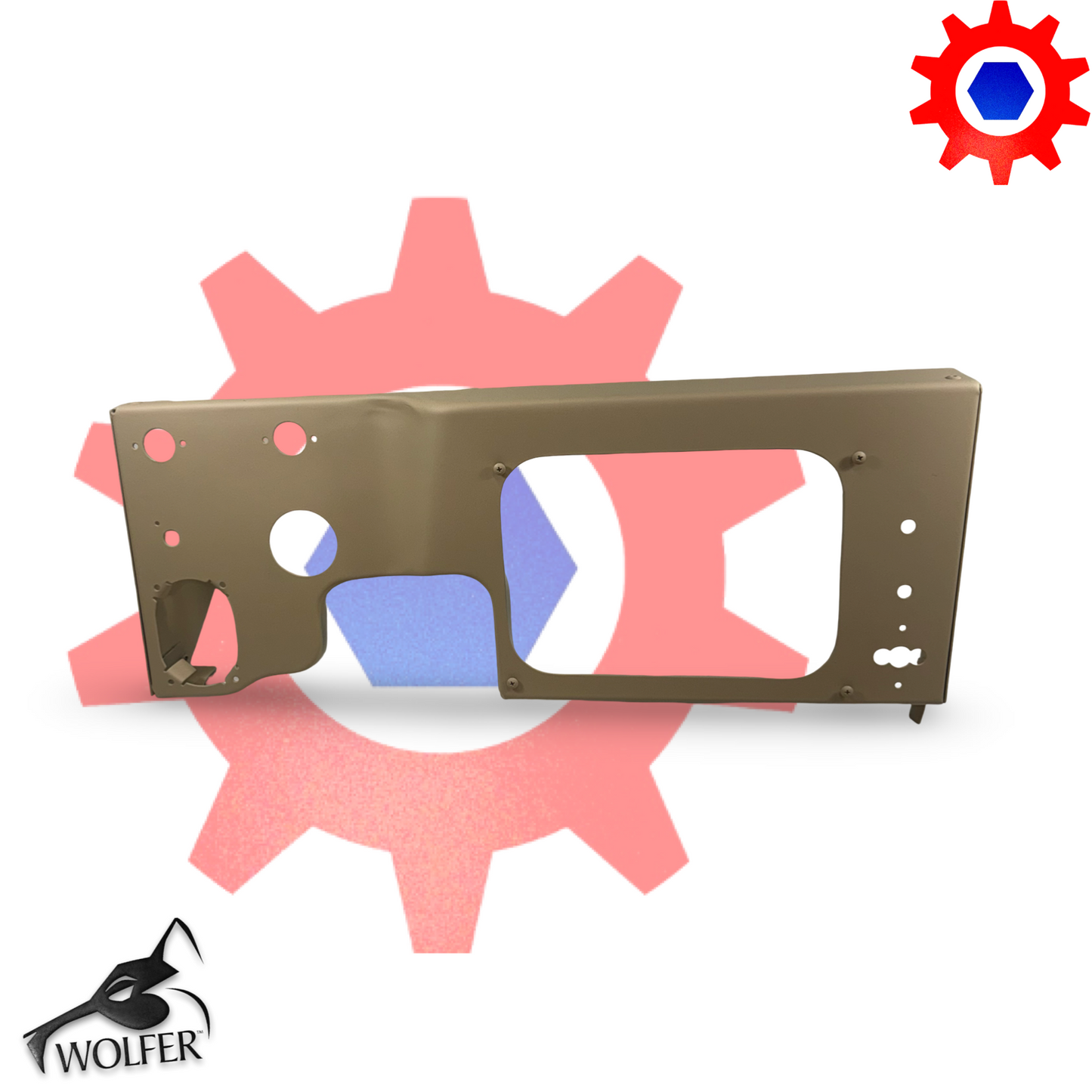 Dashboard Asm., Instrument Panel {Early Style} 12340840 2510-01-670-5063 - TAN