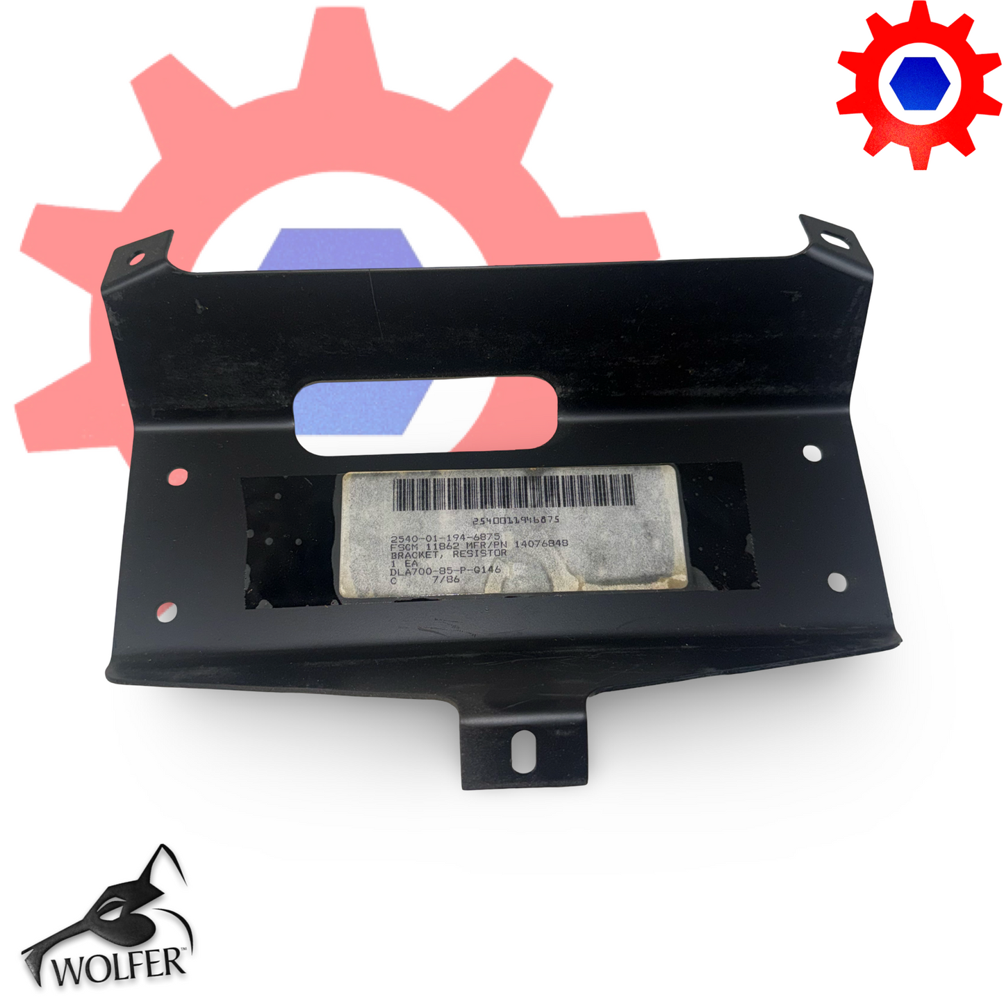 Bracket, Resistor 2540011946875 14076848